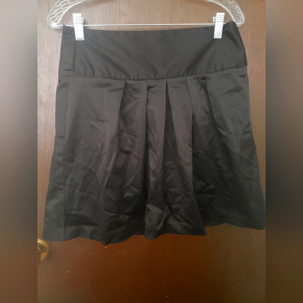 Black Silk-like skirt